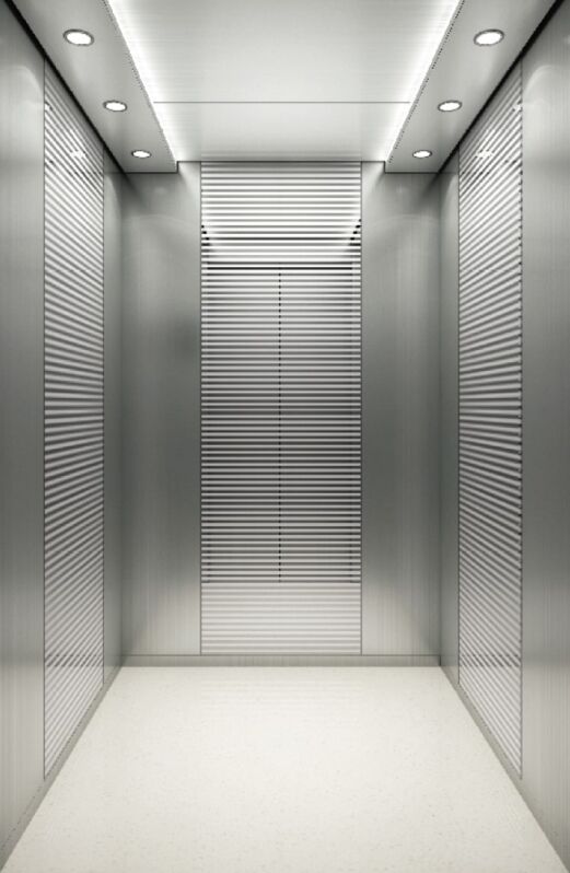 Hairline stainless steel, Mirror etching stripe