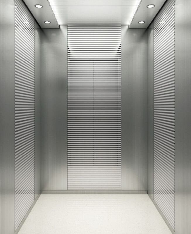 Hairline stainless steel, Mirror etching stripe
